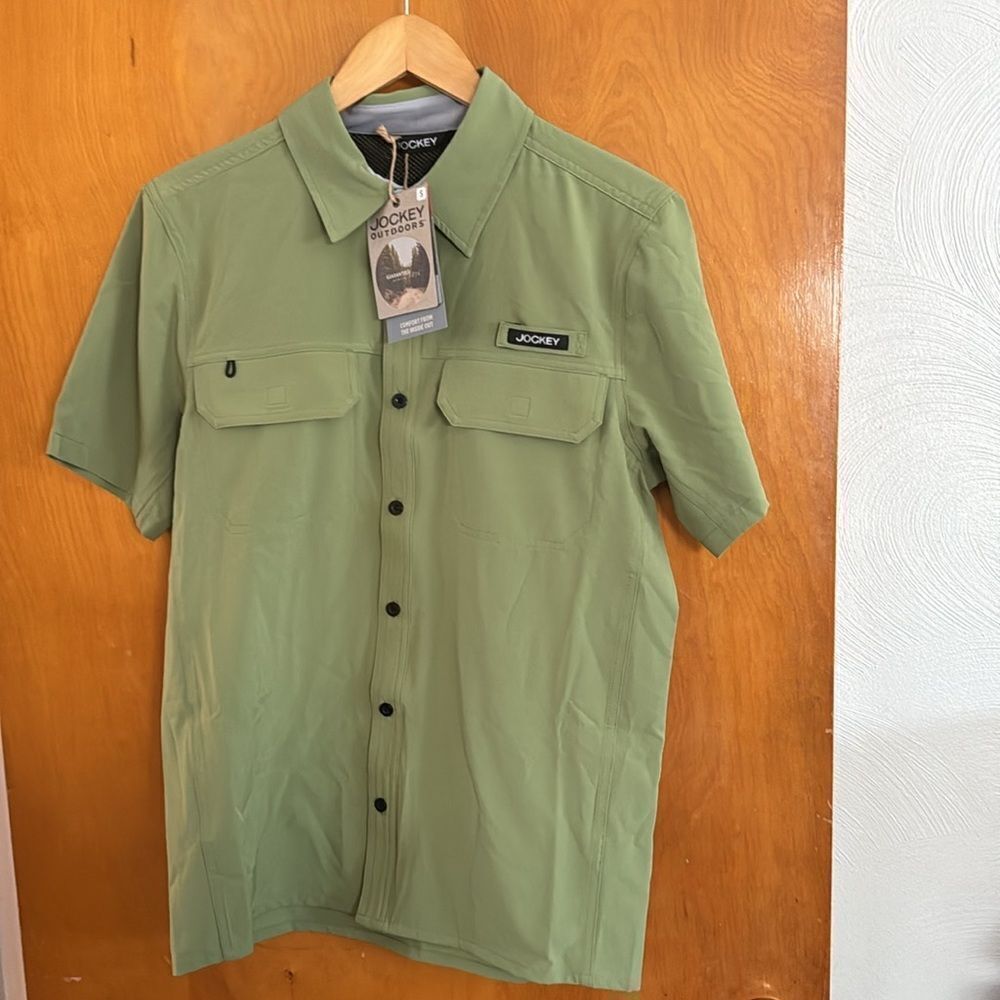 Fishing Shirt Mens Small Jockey